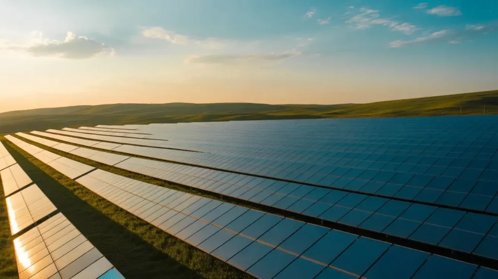 Common myths about solar panels often ignore how large solar farms efficiently generate clean energy.