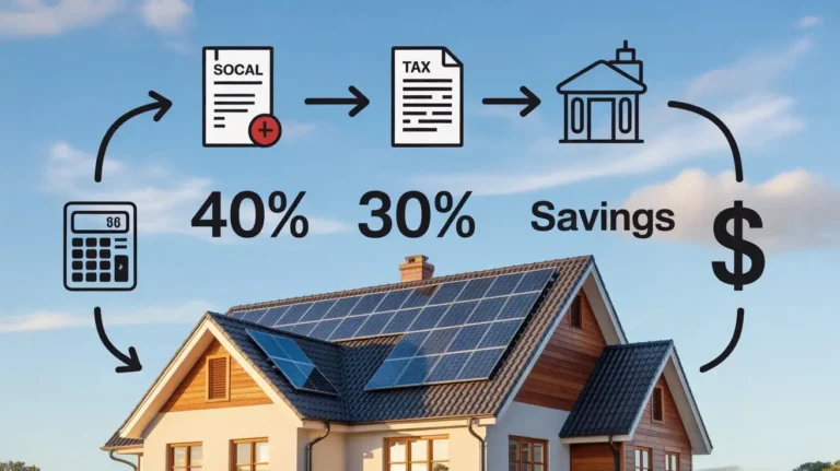 How Does the Federal Solar Tax Credit Work in the USA for a residential solar panel system
