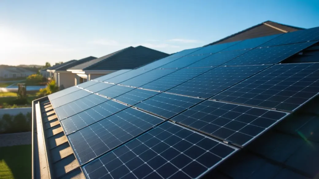 How much do solar panels save per year on a suburban house roof