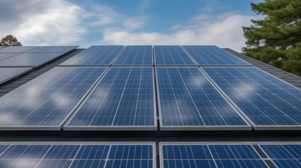 Residential rooftop system supported by New Jersey Solar Rebates and Credits