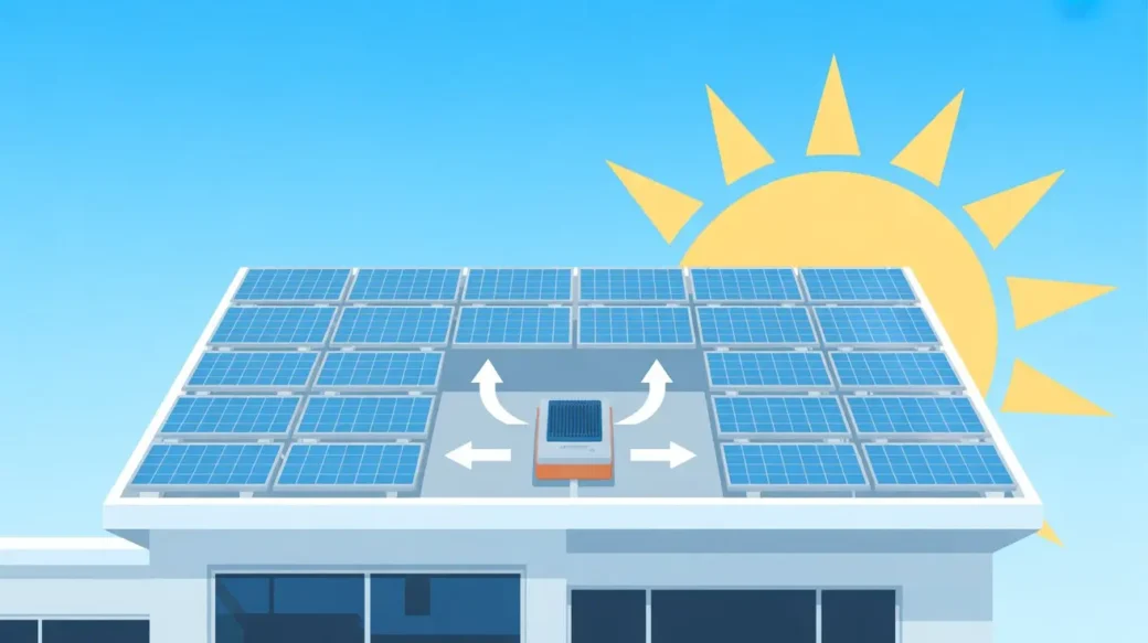 Close-up of solar cells showing solar panels explained simply for Arizona energy production