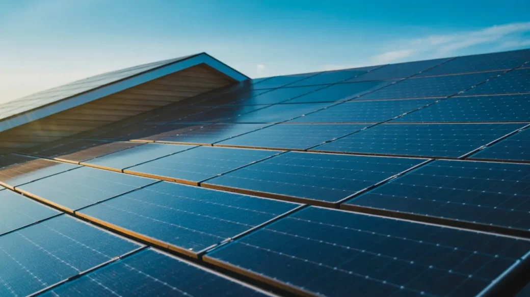 Solar Panels Explained Simply Nevada showing a large solar farm generating clean energy