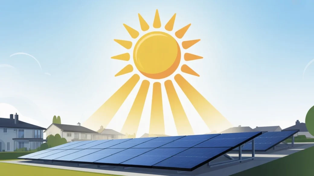 Solar Tax Credit Ending 2026 ground mounted solar panels in a neighborhood