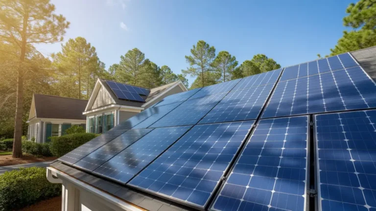 High-quality rooftop solar panel system installed on a Georgia home illustrating why solar panels are worth it in Georgia.