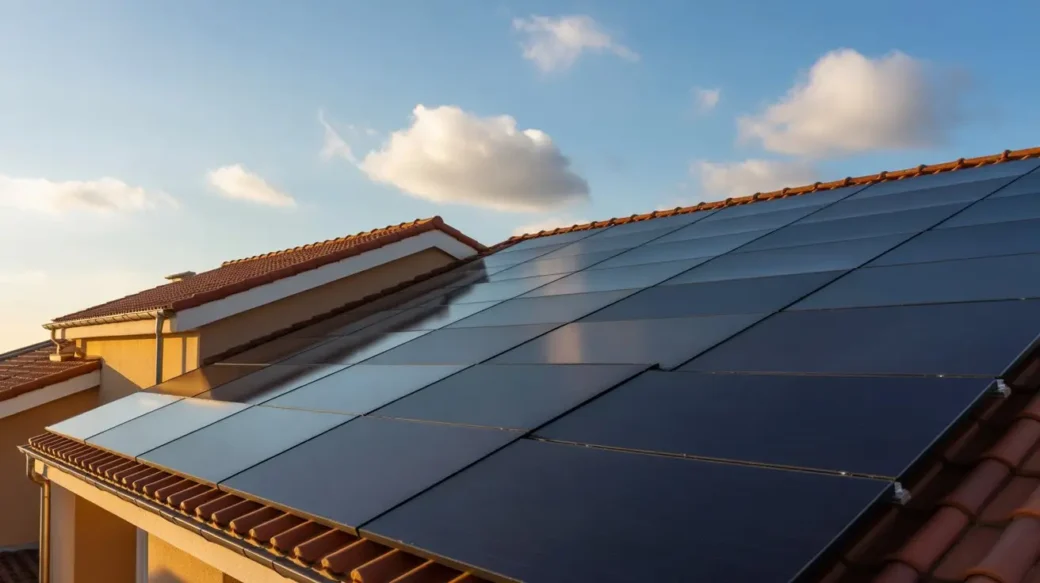 Solar panels generating electricity showing why solar panels are worth it in Indiana climate