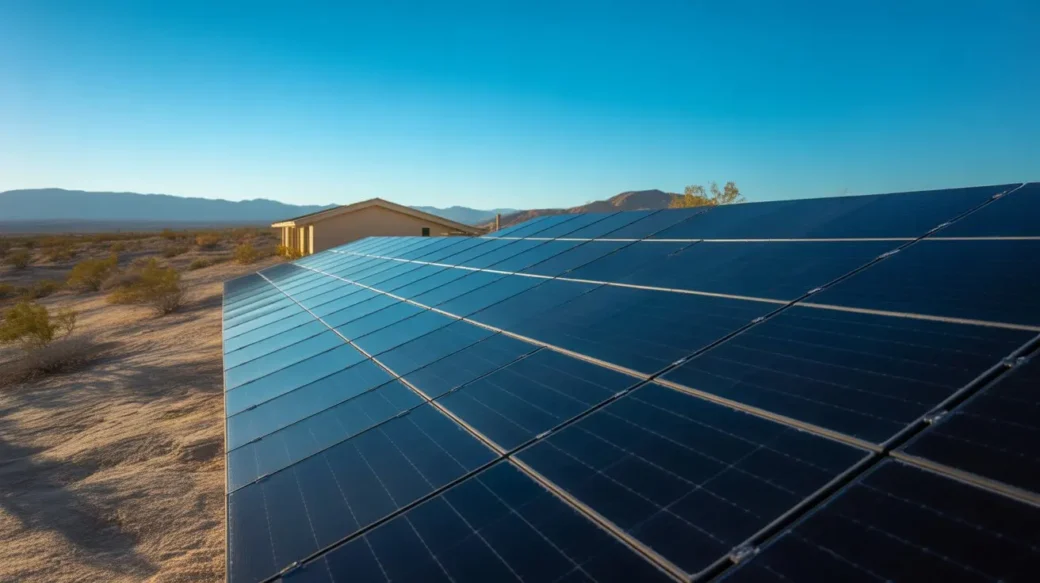 Close-up rooftop panels in Nevada showing why solar panels are worth it in Nevada