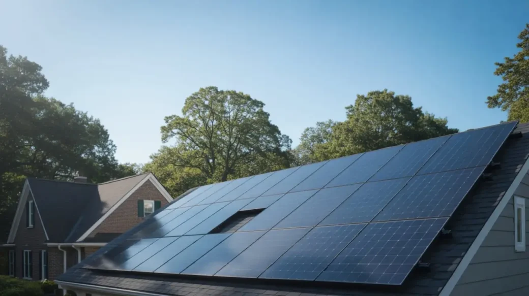Residential rooftop system showing why solar panels are worth it in New Jersey for long-term energy savings