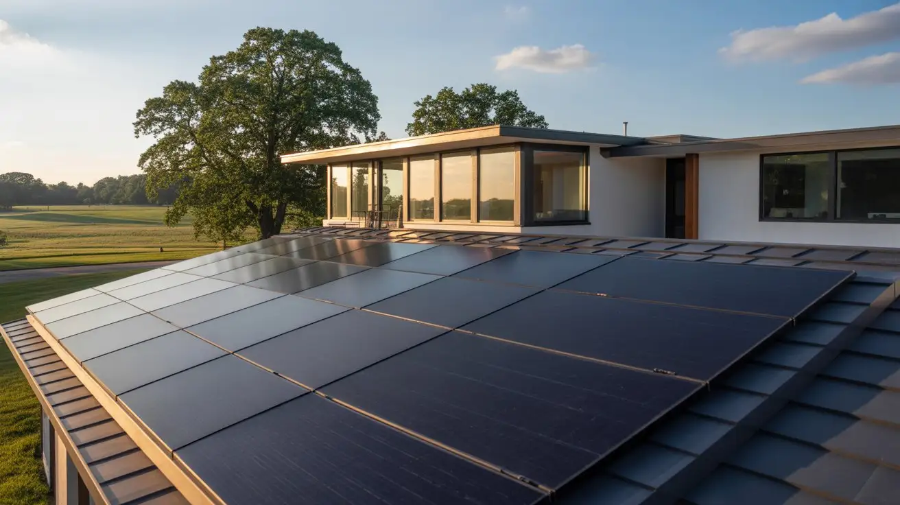 Modern home with rooftop system showing why solar panels are worth it in Ohio