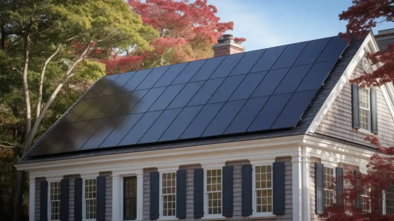 Are Solar Panels Good Investment in Massachusetts 2026 residential rooftop solar panel installation on a modern home