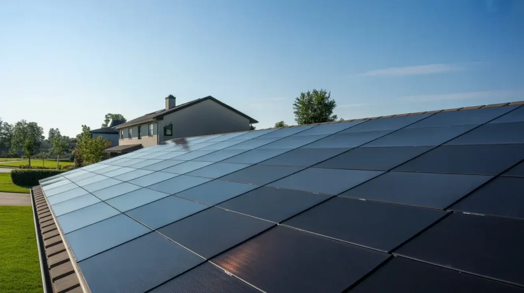 Solar panels yes or no in Ohio rooftop solar system showing panel efficiency on residential home