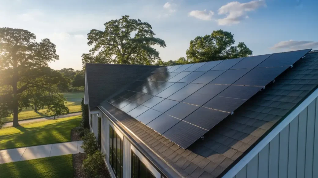 Why Solar Panels Are Worth It in Virginia – energy-efficient home with rooftop solar panels