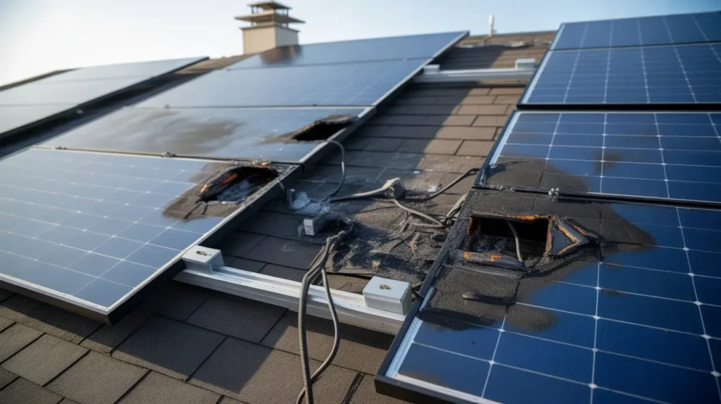 Firefighters responding to solar panel fire incident related to Solar Panel Fire and Safety Litigation