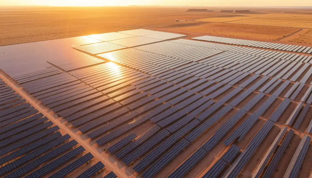 An advanced U.S. solar panel factory worker inspecting a module, representing the best solar stock to invest in.