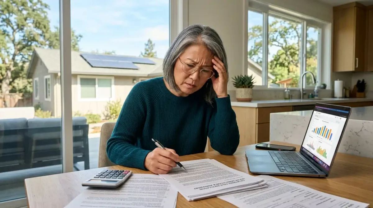 Solar Panel Lawsuit Lawyer california reviewing defective solar panel installation and roof damage